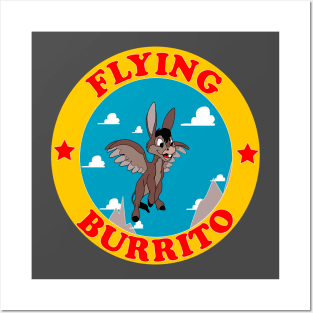 FLYING BURRITO Posters and Art